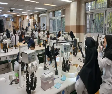 مرحله مهارتی آزمون صلاحیت بالینی کلان منطقه ۷ دردانشکده دندانپزشکی اصفهان برگزار شد 