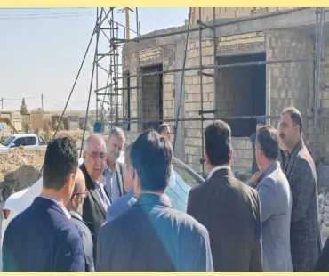 بازدید رئیس دانشگاه از پروژه‌های عمرانی شبکه بهداشت و درمان شهرستان دهاقان