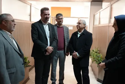 بازدید معاون اجرایی معاونت تحقیقات و فناوری وزارت بهداشت، درمان و آموزش پزشکی از دانشگاه