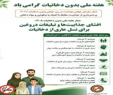 هفته ملی بدون دخانیات
