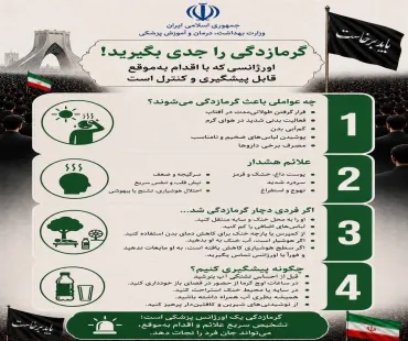 خود مراقبتی در مراسم وداع و تشییع پیکر مطهر امام شهید