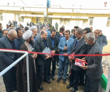 افتتاح پانسیون پزشک و ماما در روستای مشهد کاوه چادگان با حضور مسئولان استانی