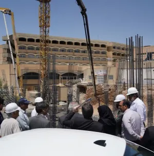 بازدید رییس دانشگاه از پروژه الزهرا