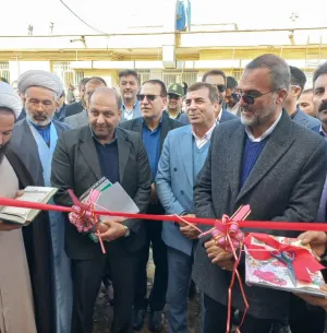 آیین افتتاح پانسیون پزشک و ماما در روستای مشهد کاوه شهرستان چادگان