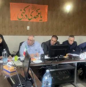 جلسه بررسی مسائل و مشکلات بیمارستان حضرت محمد رسول الله (ص) شهرستان مبارکه 