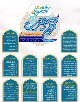 جشنواره قرآن و عترت اساتید، دانشجویان و کارکنان دانشگاه های علوم پزشکی کشور