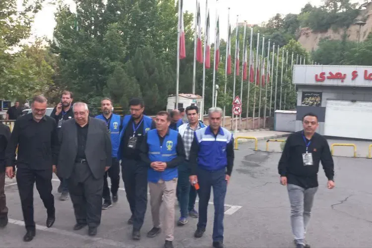 بازدید رئیس دانشگاه از محل استقرار کادر سلامت اعزامی