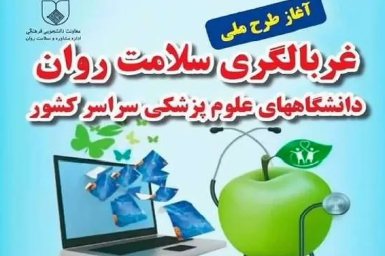 طرح پایش و غربالگری سلامت روان دانشجویان و دستیاران دانشگاه ها