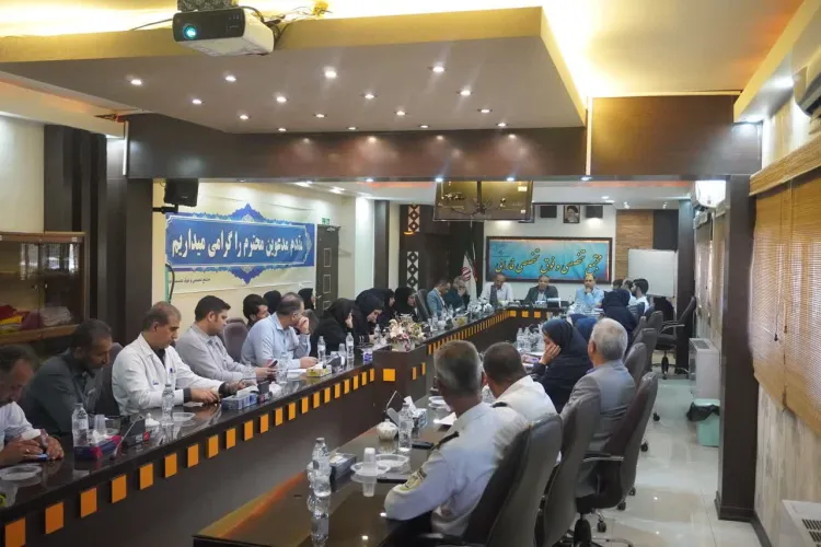 نشست معاون توسعه مدیریت و منابع دانشگاه با همکاران بیمارستان فارابی