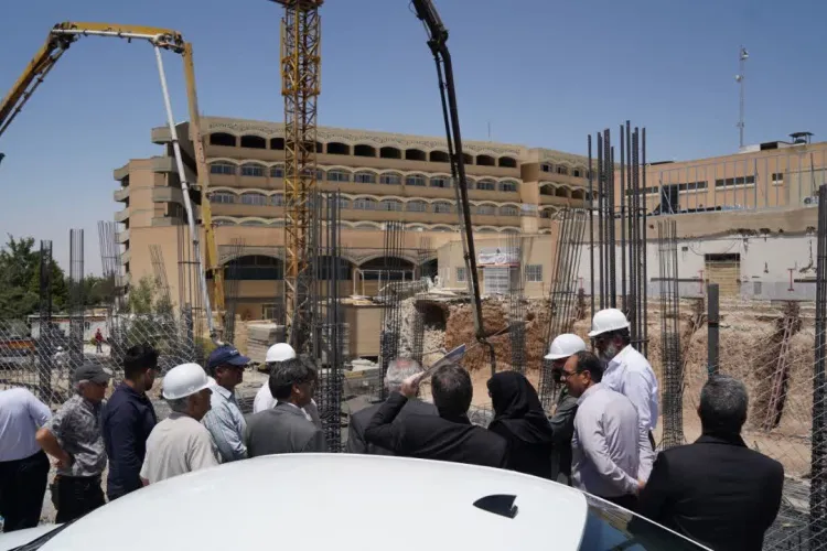 بازدید رییس دانشگاه از پروژه الزهرا