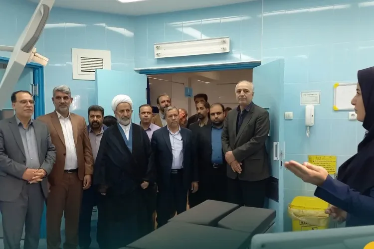 افتتاح اتاق عمل بوعلی چادگان