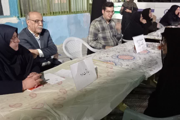 برپایی موکب خدمت دستگاه‌های اجرایی در گلستان شهدا