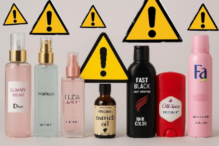 محصولات عطری و متفرقه غیرمجاز