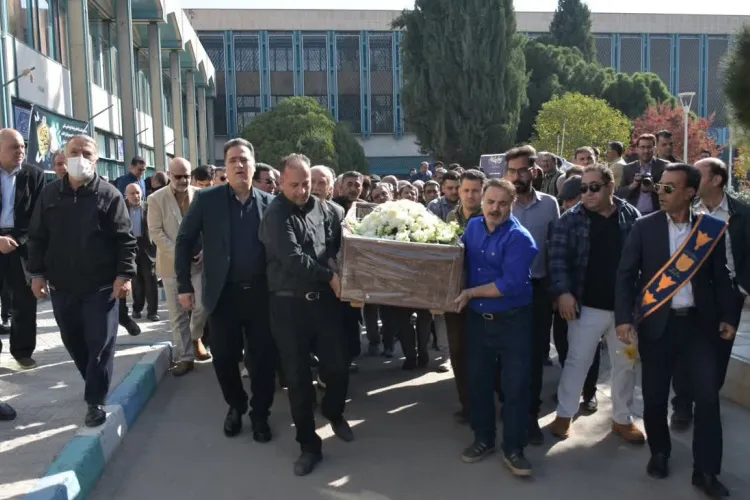 مراسم وداع و تشییع پیکر استاد فقید دکتر عباسعلی پور آذر  