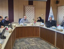 نشست مشترک رئیس دانشگاه با  نماینده مردم شریف شهرستان  مبارکه در مجلس شورای اسلامی