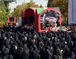 آیین استقبال دانشگاهیان از کاروان اهالی بهشت در دانشگاه