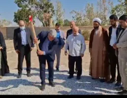 کلنگ احداث مرکز خدمات جامع سلامت دینان درچه، به زمین زده شد