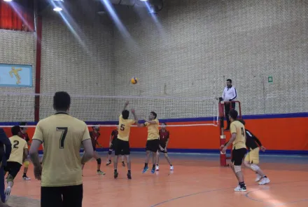 مسابقات والیبال بین دانشکده ای دانشجویان دانشگاه