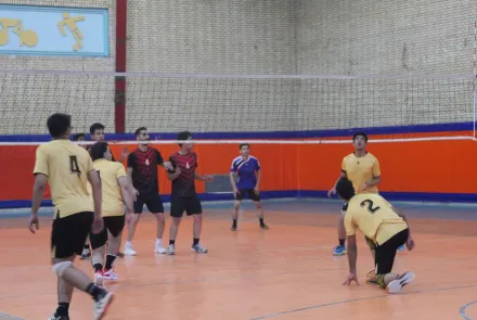 مسابقات والیبال بین دانشکده ای دانشجویان دانشگاه