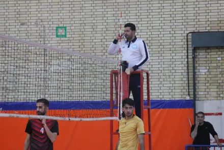 مسابقات والیبال بین دانشکده ای دانشجویان دانشگاه