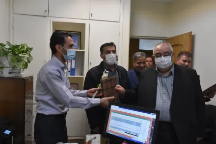 تقدیر رییس دانشگاه از کارکنان مرد دانشگاه به مناسبت میلاد حضرت علی (ع)