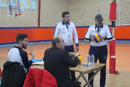 مسابقات والیبال بین دانشکده ای دانشجویان دانشگاه