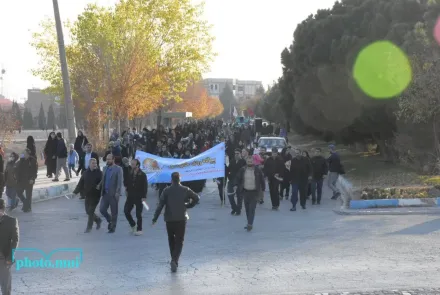 بیستمین همایش پیاده روی خانوادگی در دانشگاه 