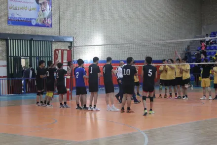 مسابقات والیبال بین دانشکده ای دانشجویان دانشگاه