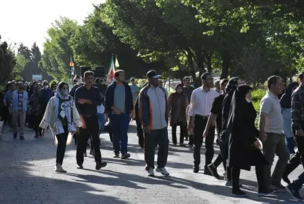 همایش پیاده‌روی خانوادگی با شعار «دانشگاه با نشاط»