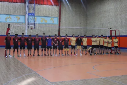 مسابقات والیبال بین دانشکده ای دانشجویان دانشگاه