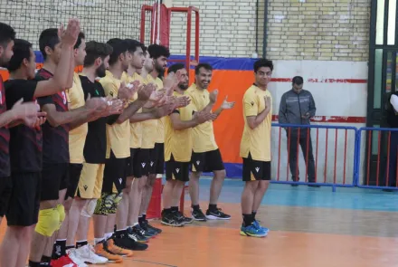 مسابقات والیبال بین دانشکده ای دانشجویان دانشگاه