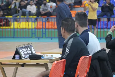 مسابقات والیبال بین دانشکده ای دانشجویان دانشگاه