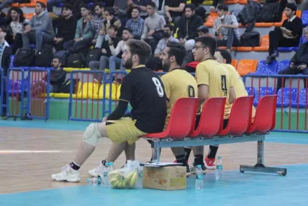 مسابقات والیبال بین دانشکده ای دانشجویان دانشگاه