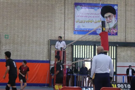 مسابقات والیبال بین دانشکده ای دانشجویان دانشگاه