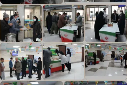 آذین بندی بیمارستان شهید منتظری نجف آباد