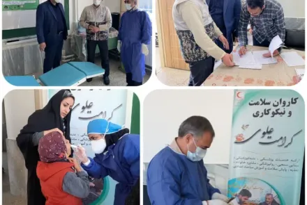 برگزاری کاروان سلامت و نیکوکاری در شهرستان تیران و کرون