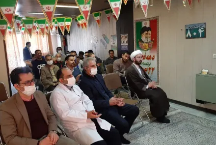 جشن به مناسبت میلاد امام جواد(ع)، امام علی (ع) و آغاز دهه فجر در مرکز آموزشی درمانی امام موسی کاظم