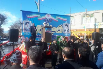 مراسم رژه خودرویی در شهرستان فریدونشهر