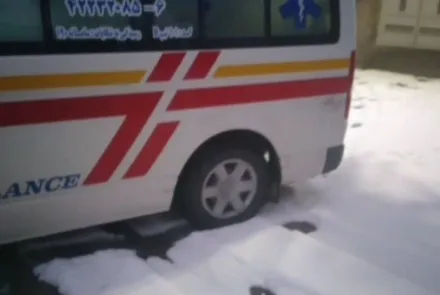 قابهای برفی در واحدهای تابعه دانشگاه و همچنان گرما در جریان درمان و آموزش