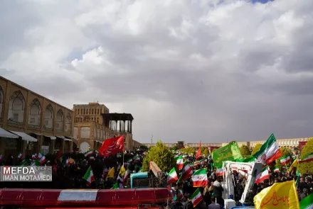 مراسم اربعین شهادت مقام معظم رهبری در اصفهان