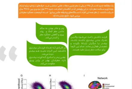 فرزند آوری نسخه تازه برای سلامت مغز در سالمندی/جوانی جمعیت