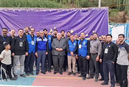 بازدید رئیس دانشگاه از محل استقرار کادر سلامت اعزامی