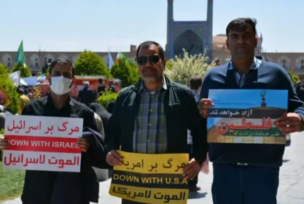 حضور پرشور دانشگاهیان در راهپیمایی روز جهانی قدس