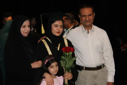 جشن فارغ التحصیلی دانشجویان 