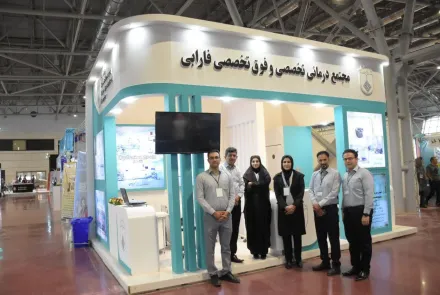 غرفه های برپا شده دانشگاه