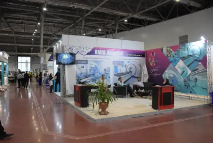 غرفه های برپا شده دانشگاه