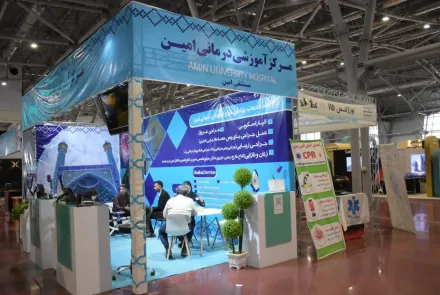 غرفه های برپا شده دانشگاه