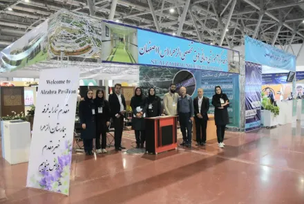 غرفه های برپا شده دانشگاه