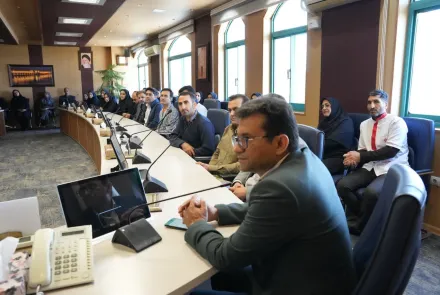 دیدار رئیس دانشگاه با مسئولین، مدیران و کارکنان ستادی