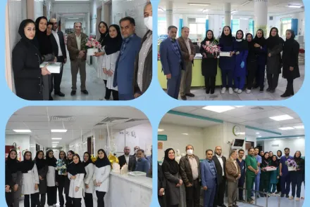 گرامیداشت روز پرستار و تقدیر از خدمات ارزشمندشان در مراکز بهداشتی درمانی دانشگاه